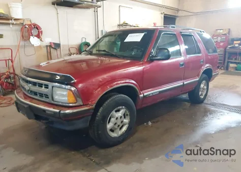 1997 Chevrolet Blazer Ls из США, поврежденный, VIN 1GNDT13W6V2229185